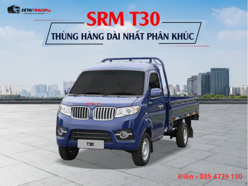 Bảng giá xe tải SRM T30 thùng mui bạt