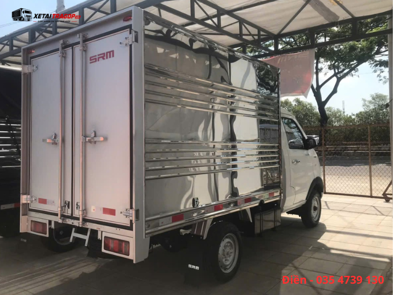 Chi phí lăn bánh xe tải SRM T15 thùng kín