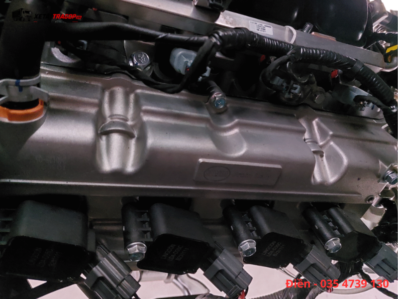 Động cơ xăng 1.6L của xe SRM T50