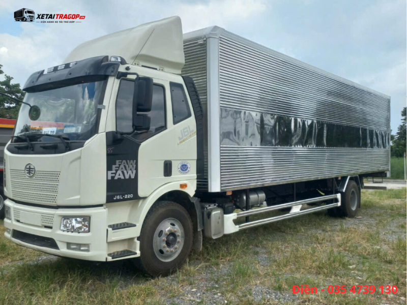 FAW J6L thùng kín inox vận chuyển hàng công nghiệp