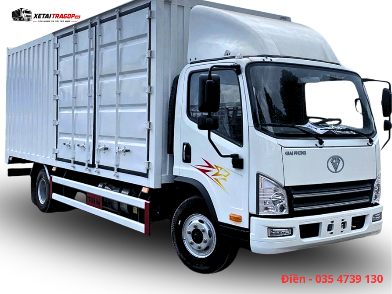 FAW Tiger thùng kín container vận chuyển thiết bị điện tử và điện máy