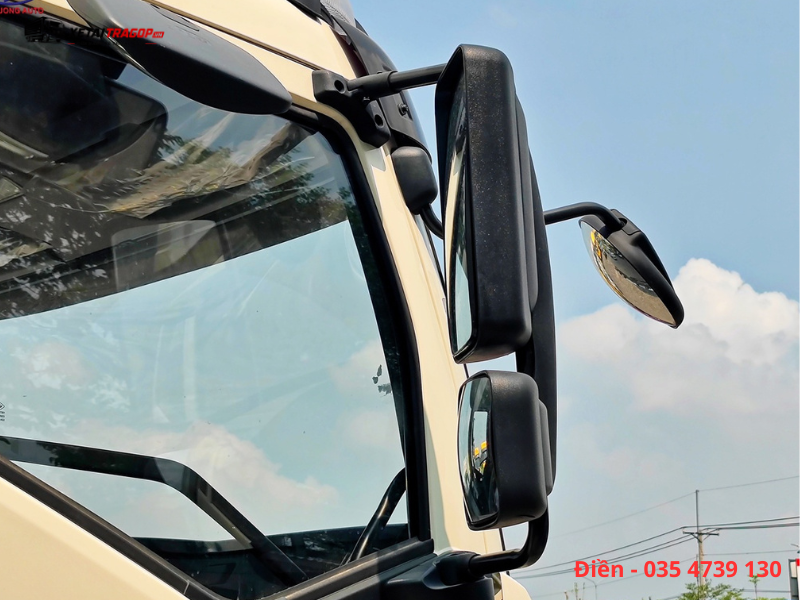 Gương chiếu hậu xe tải FAW J6L thùng kín inox