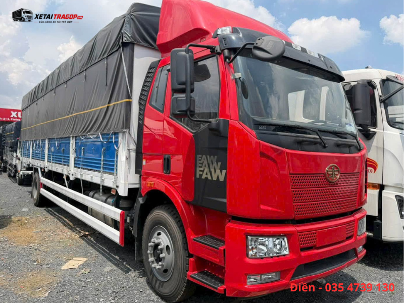 Gương chiếu hậu xe tải FAW J6L thùng mui bạt