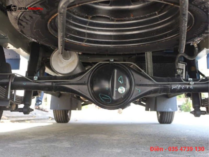 Hệ thống treo và khả năng chịu tải SRM T10 thùng lửng