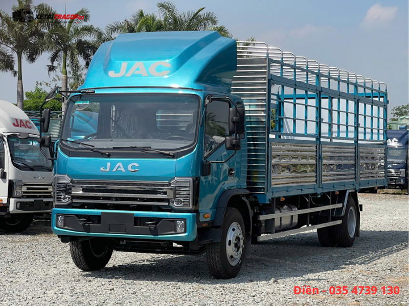 JAC N750 E5 Plus thùng mui bạt vận chuyển ngành phân phối