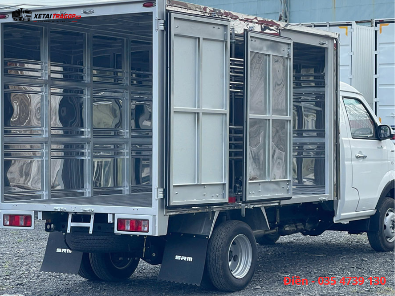 Kích thước thùng xe SRM S1 thùng kín