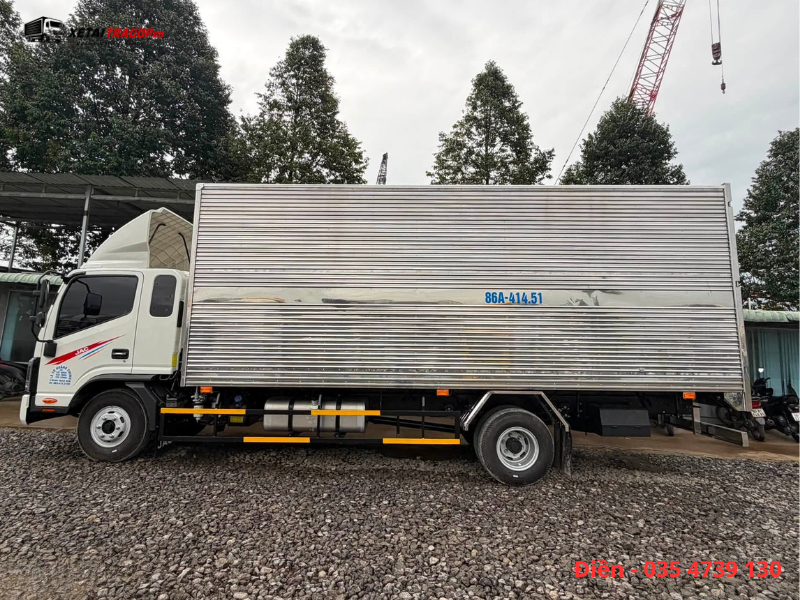 Kích thước tổng thể JAC N750 E5 thùng kín