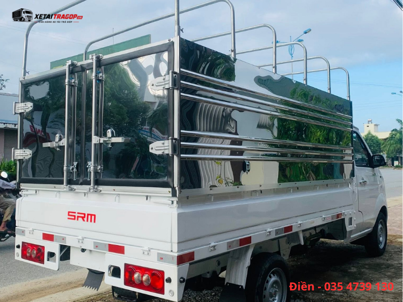 Kiểm tra xe SRM T30 thùng mui bạt trước khi di chuyển