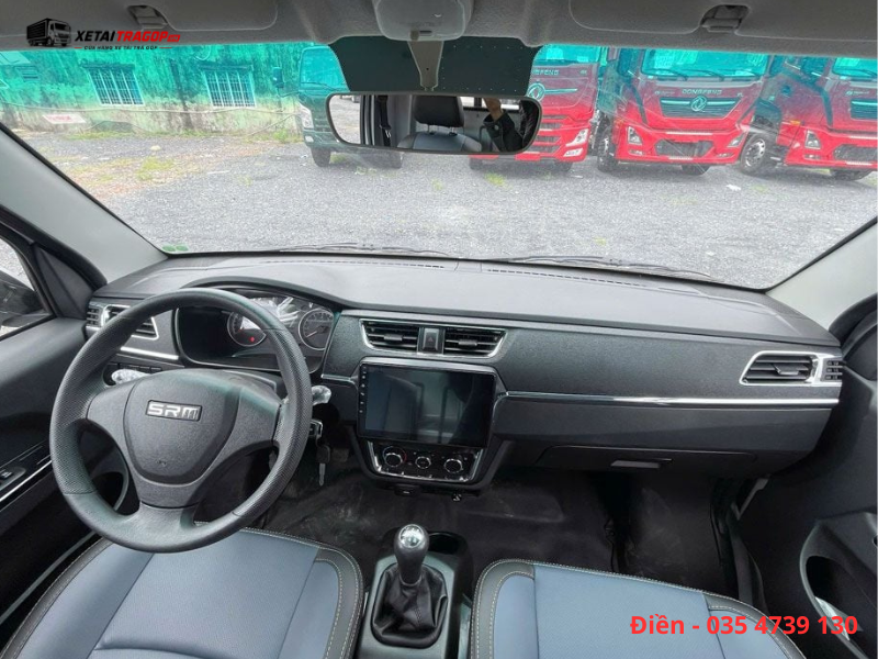 Kính chắn gió SRM S1 rộng dễ quan sát
