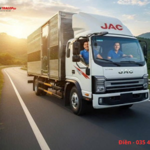 Ngoại thất xe tải JAC N750 E5 thùng kín