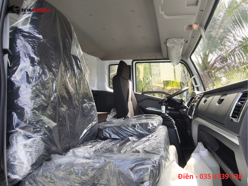 Nội thất xe tải DongFeng CAPTAIN C thùng mui bạt