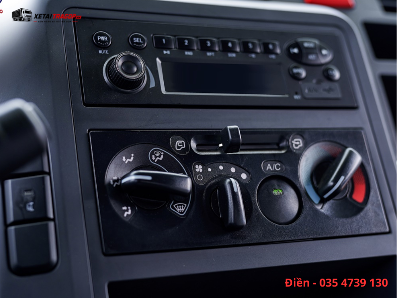 Nội thất xe tải JAC N750 E5 Plus thùng lửng đầy đủ tiện nghi