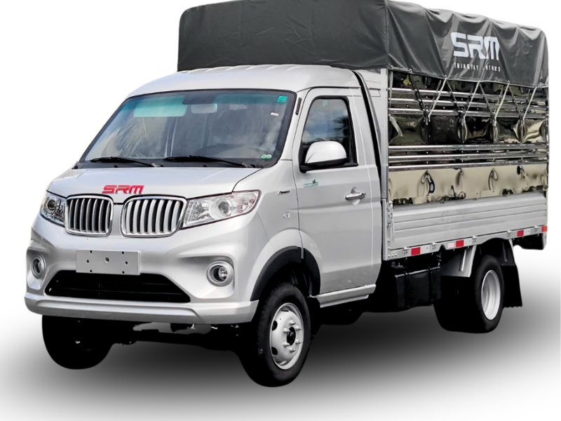 Thiết kế đầu xe tải SRM S1 thùng mui bạt hiện đại