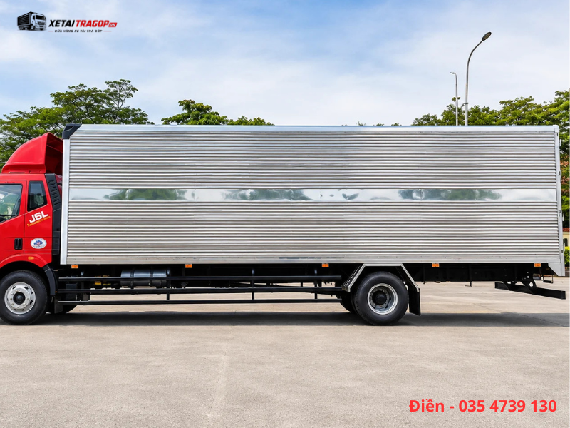 Thùng kín inox xe tải FAW J6L