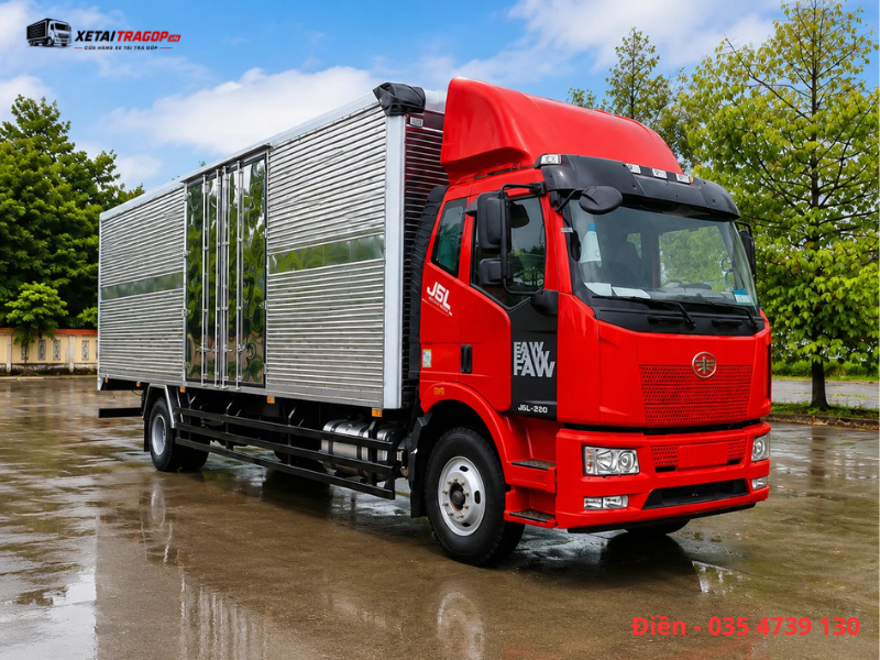 Tổng quan xe tải FAW J6L thùng kín inox