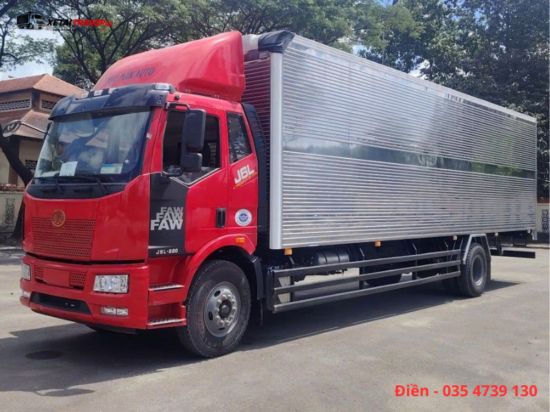 Ứng dụng thực tế của xe tải FAW J6L thùng kín inox