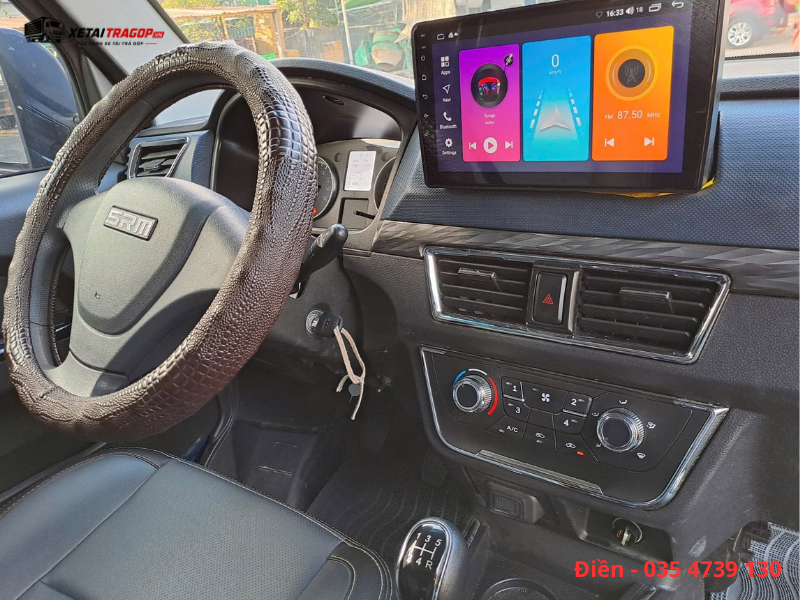 Vô lăng xe tải SRM T50 thùng mui bạt