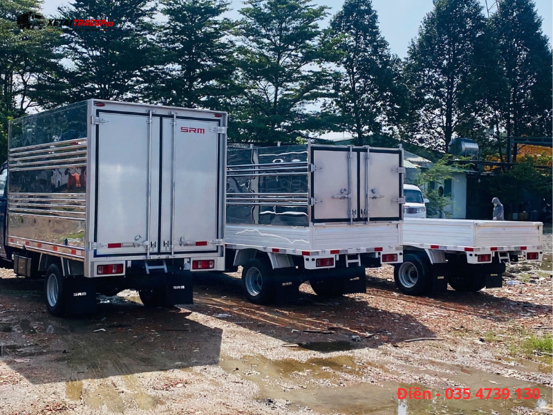 Xe tải SRM S1 thùng kín vận chuyển thiết bị điện tử