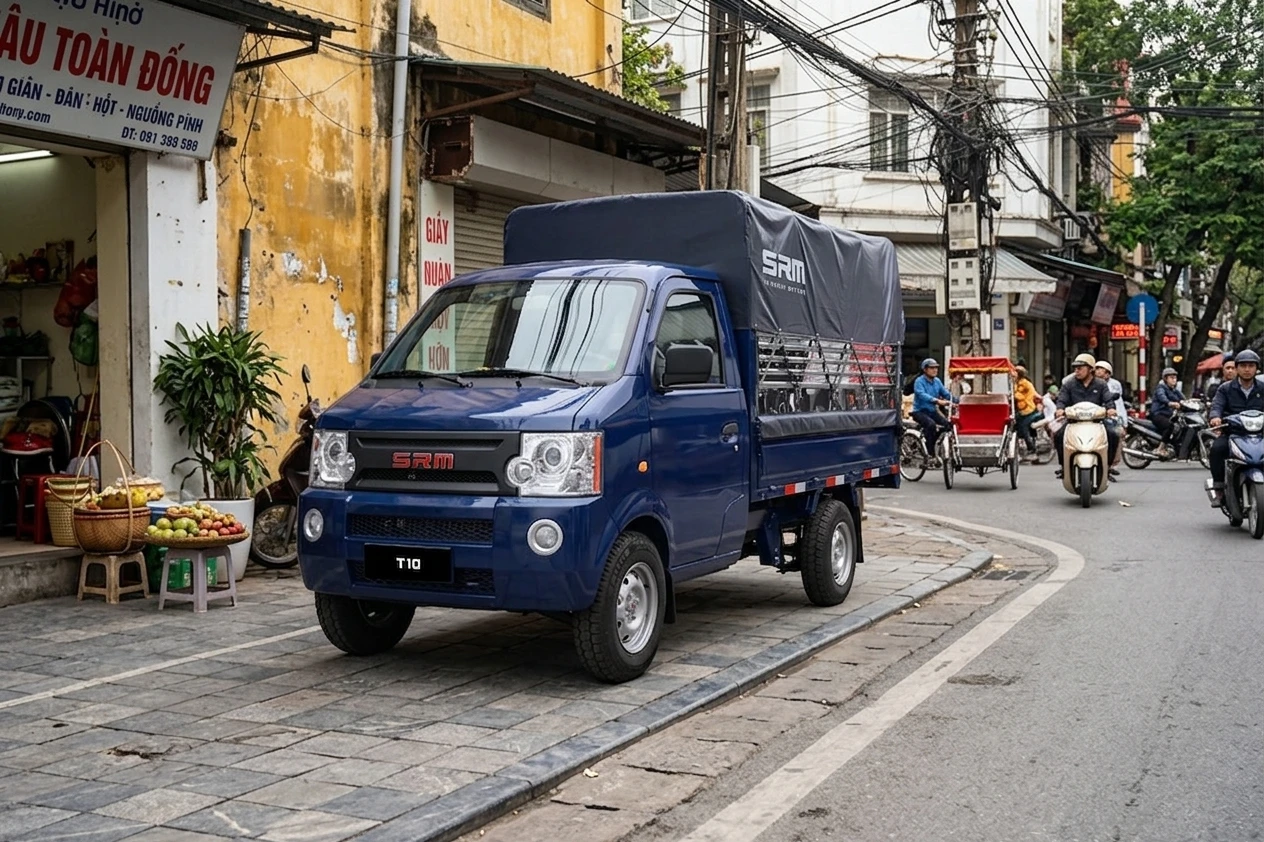 Xe tải SRM T10 thùng mui bạt